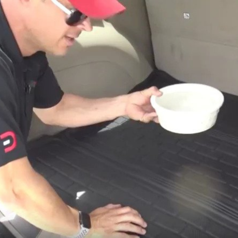 Everyman Driver gives our KAGU Cargo Liners the ultimate water test! - 3D Mats Malaysia Sdn Bhd