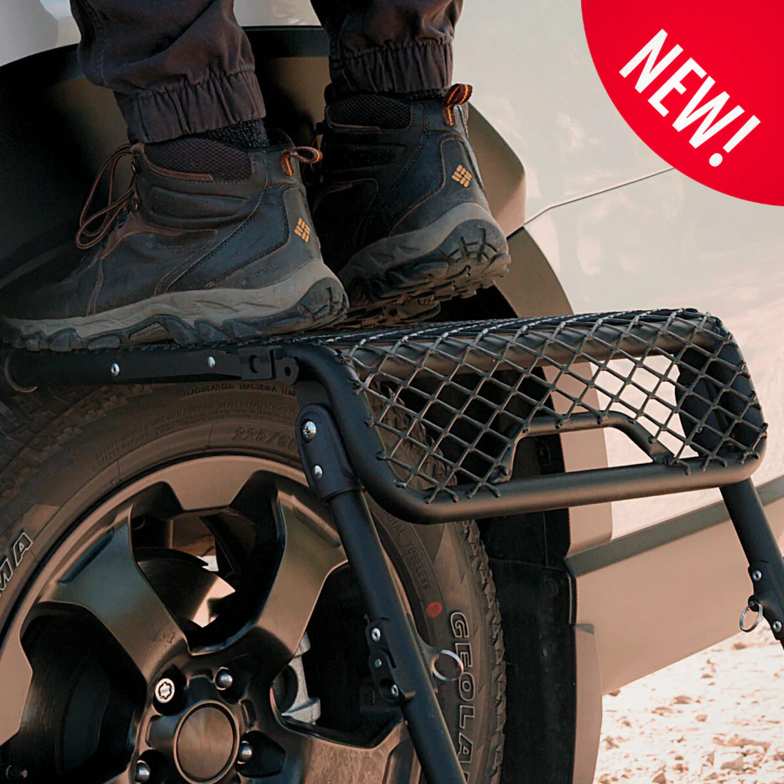 3D MULTIFUNCTIONAL TIRE STEP LADDER WITH EXTENSION KITS