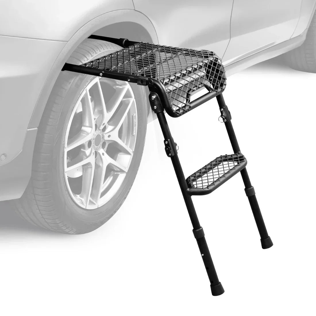 3D MULTIFUNCTIONAL TIRE STEP LADDER WITH EXTENSION KITS