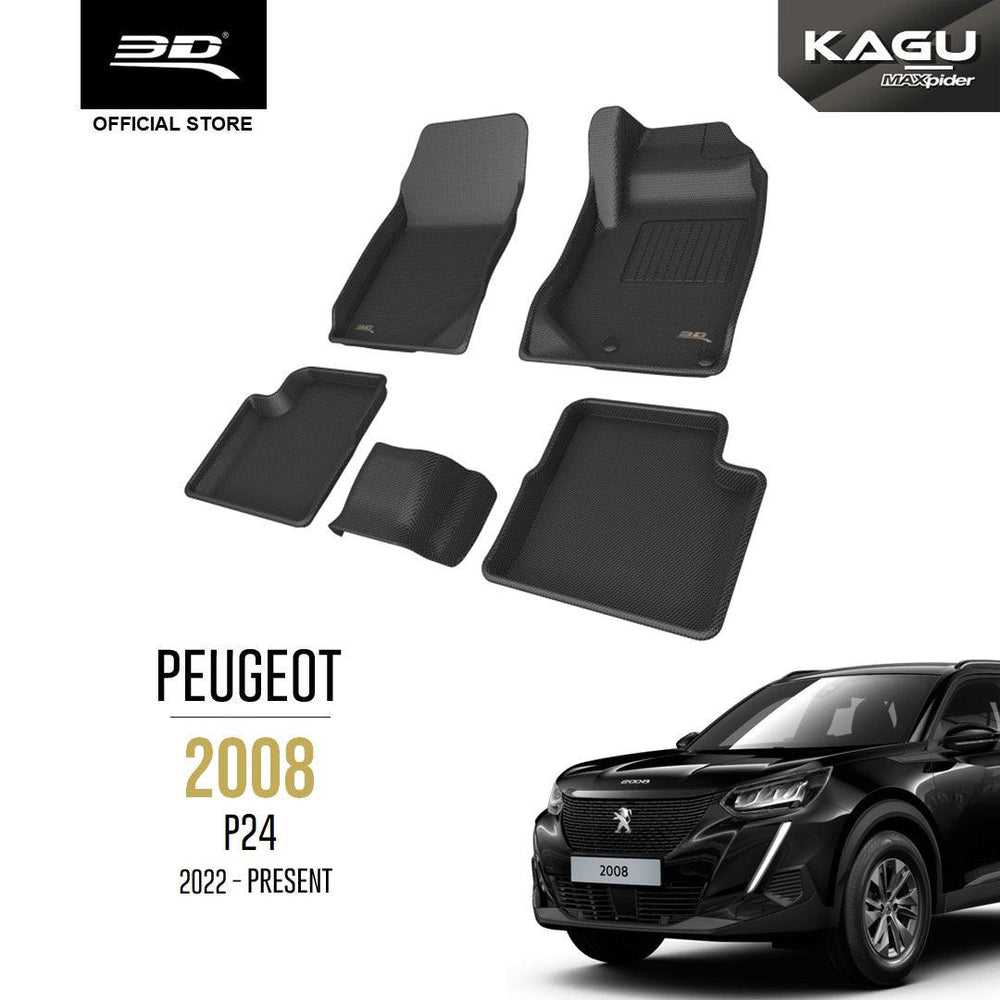 PEUGEOT 2008 [2022 - PRESENT] - 3D® KAGU Car Mat - 3D Mats Malaysia Sdn Bhd