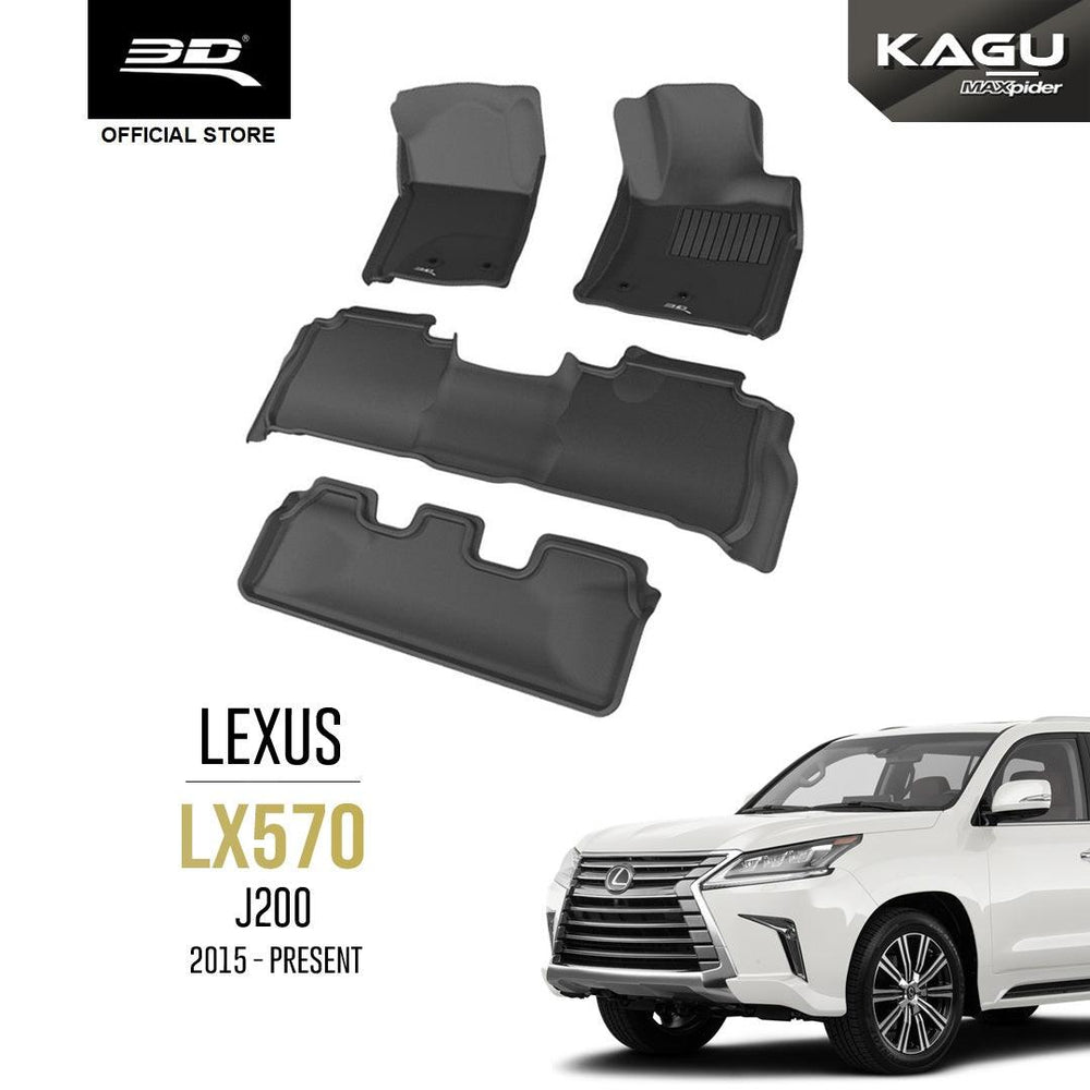LEXUS LX570 [2015 - 2021] - 3D® KAGU Car Mat - 3D Mats Malaysia Sdn Bhd