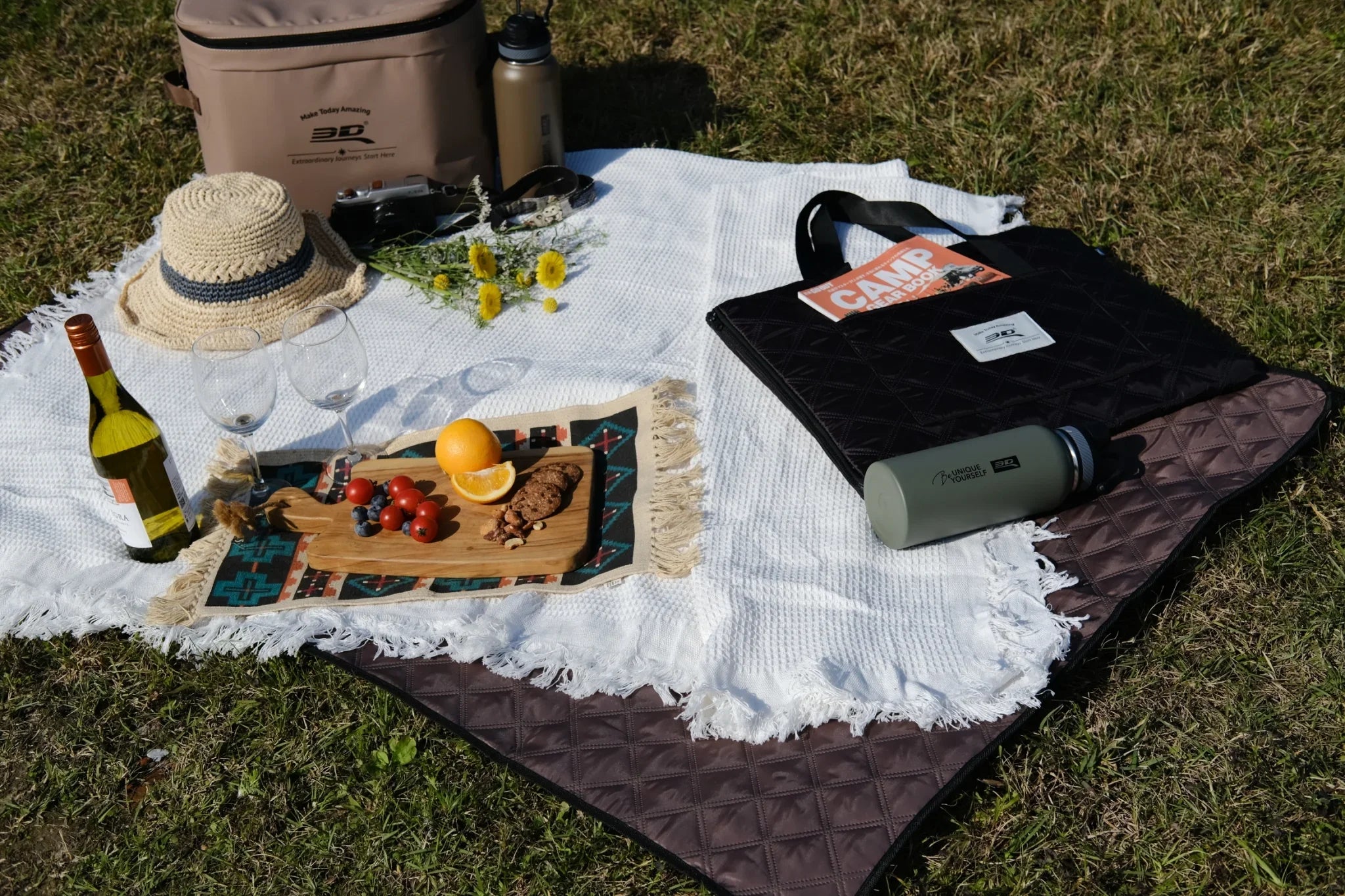 3D PICNIC BLANKET TOTE BAG