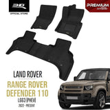 LAND ROVER DEFENDER 110 (5 SEATER) [2022 - PRESENT] - 3D® Premium Car Mat - 3D Mats Malaysia Sdn Bhd