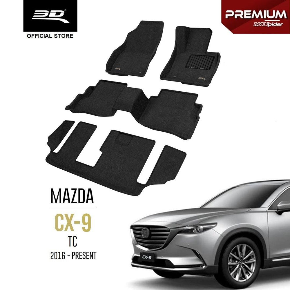 MAZDA CX9 [2016 - PRESENT] - 3D® PREMIUM Car Mat - 3D Mats Malaysia Sdn Bhd
