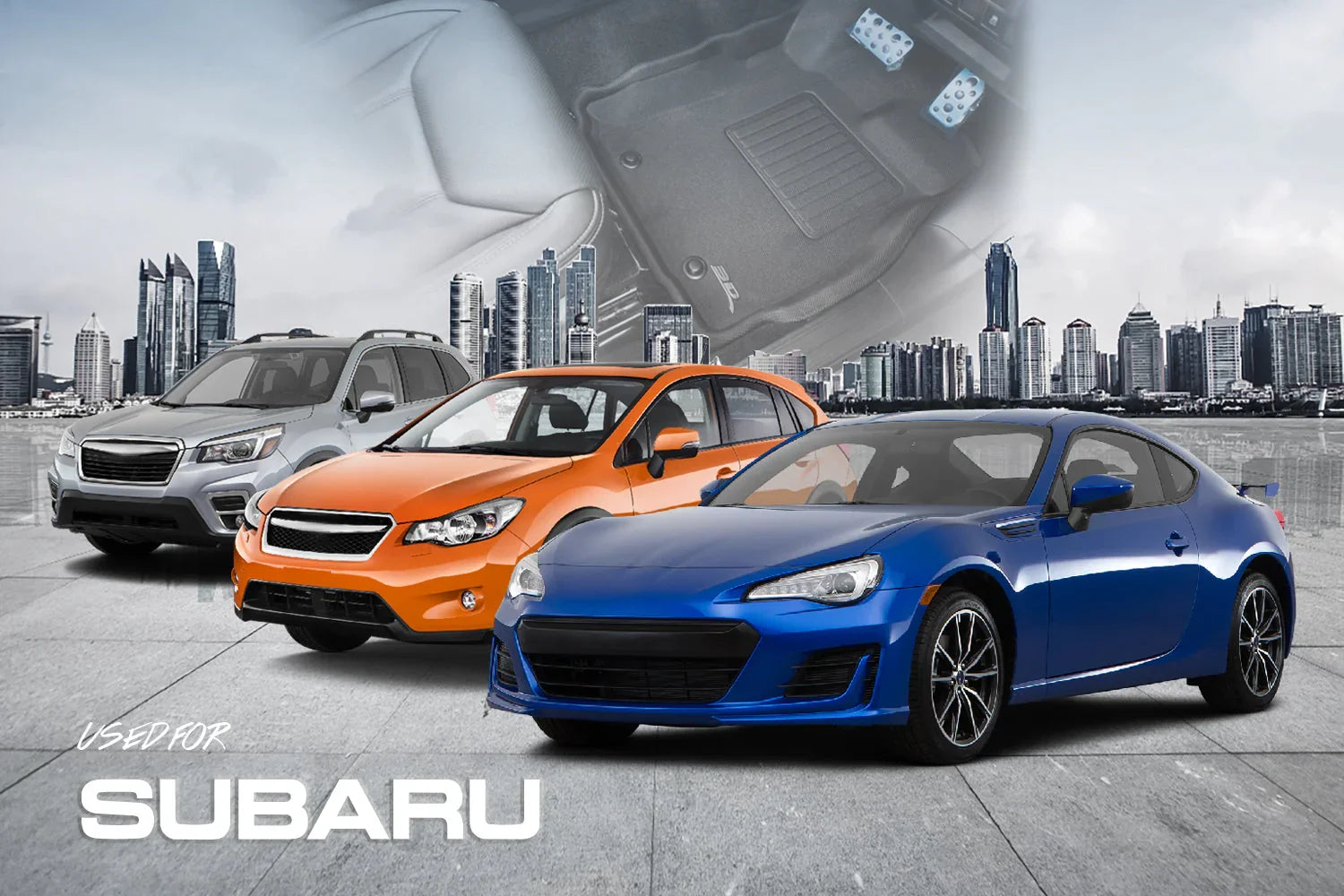 3D®PREMIUM Mats for SUBARU
