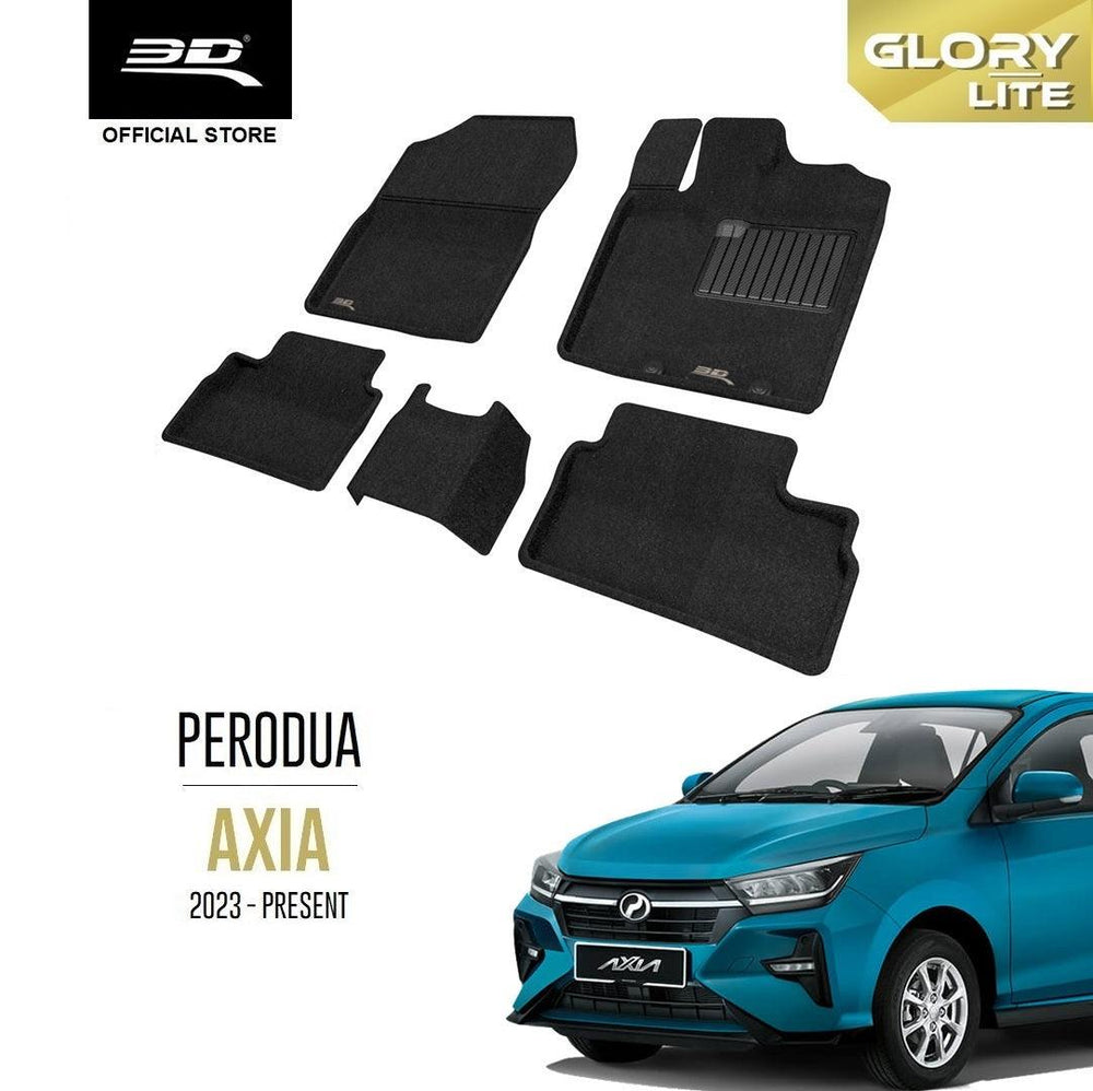 PERODUA AXIA D74A [2023 - PRESENT] - 3D® GLORY Car Mat - 3D Mats Malaysia Sdn Bhd