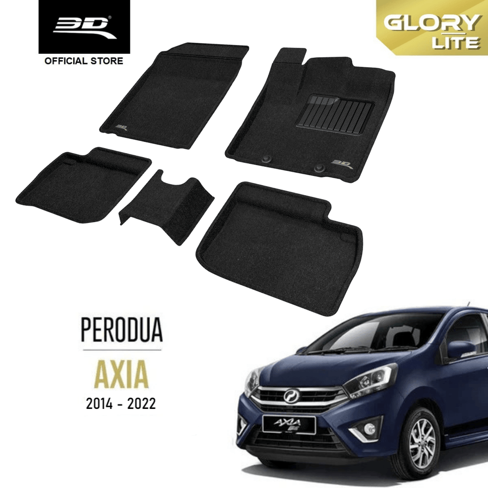 PERODUA AXIA [2014 - 2022] - 3D® GLORY Car Mat