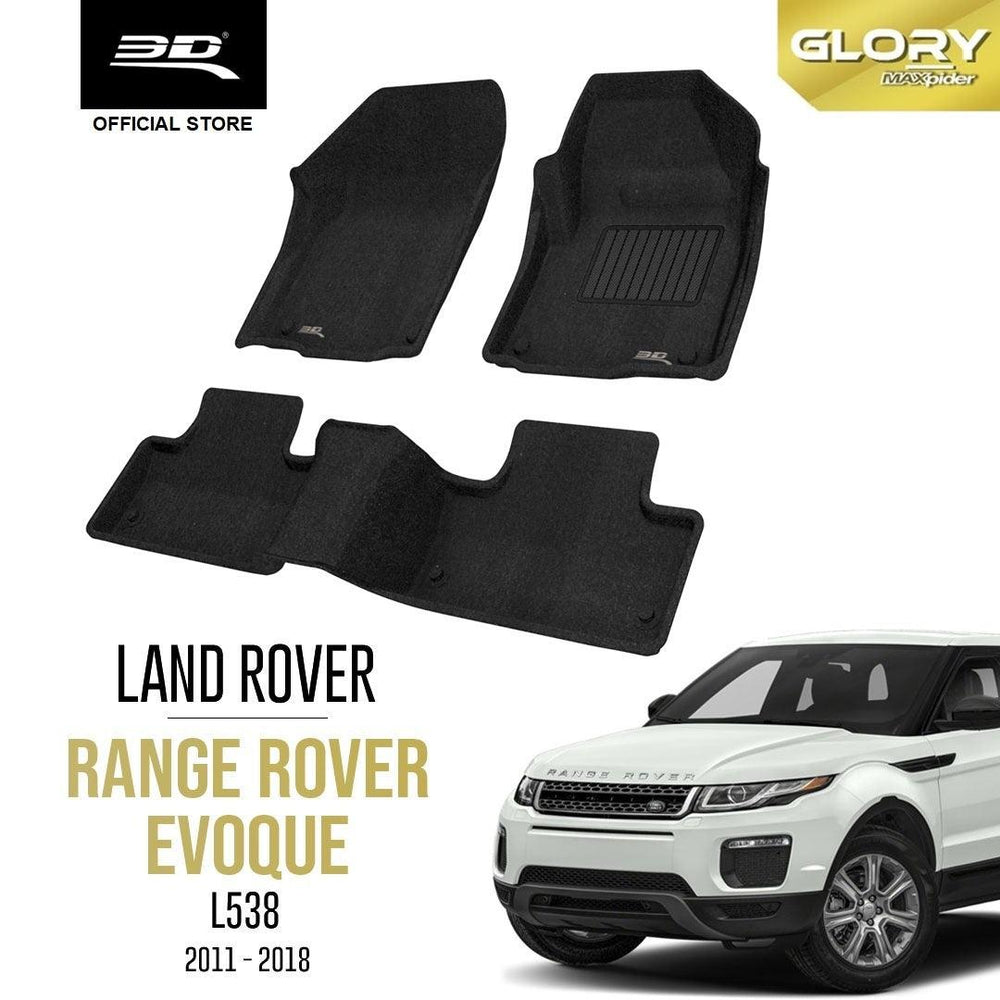 RANGE ROVER EVOQUE L538 [2011 - 2019] - 3D® GLORY Car Mat - 3D Mats Malaysia Sdn Bhd