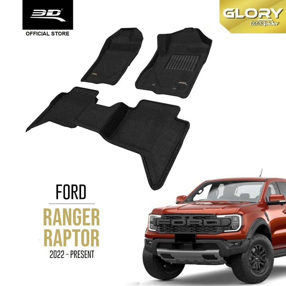 FORD RANGER RAPTOR P703 [2022 - PRESENT] - 3D® GLORY Car Mat - 3D Mats Malaysia Sdn Bhd
