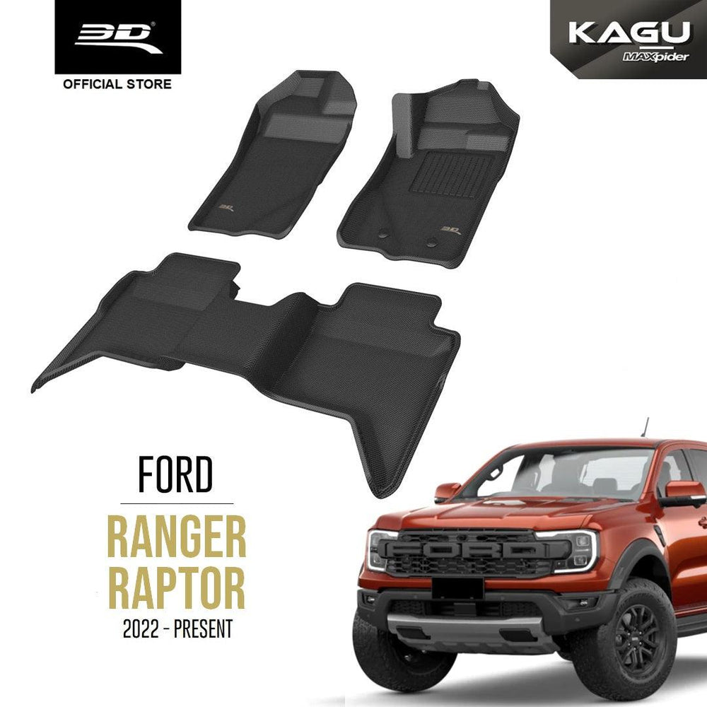FORD RANGER RAPTOR P703 [2022 - PRESENT] - 3D® KAGU Car Mat