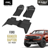 FORD RANGER RAPTOR P703 [2022 - PRESENT] - 3D® KAGU Car Mat - 3D Mats Malaysia Sdn Bhd