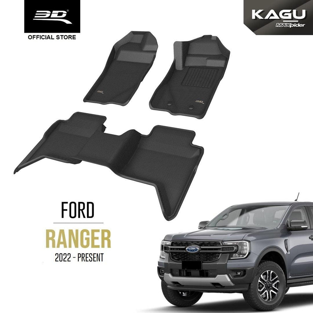 FORD RANGER P703 [2022 - PRESENT] - 3D® KAGU Car Mat - 3D Mats Malaysia Sdn Bhd