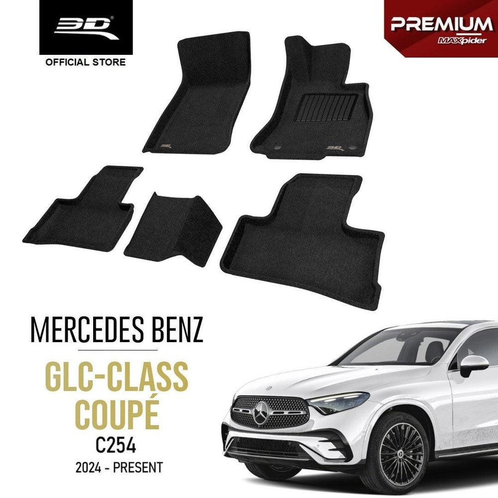 MERCEDES BENZ GLC Coupé C254 [2024 - PRESENT] - 3D® PREMIUM Car Mat - 3D Mats Malaysia Sdn Bhd