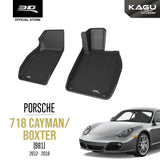 PORSCHE 718 CAYMAN/BOXTER (981) [2012 - 2016] - 3D® KAGU Car Mat - 3D Mats Malaysia Sdn Bhd