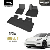 TESLA MODEL Y [2021 - PRESENT] - 3D® KAGU Car Mat - 3D Mats Malaysia Sdn Bhd