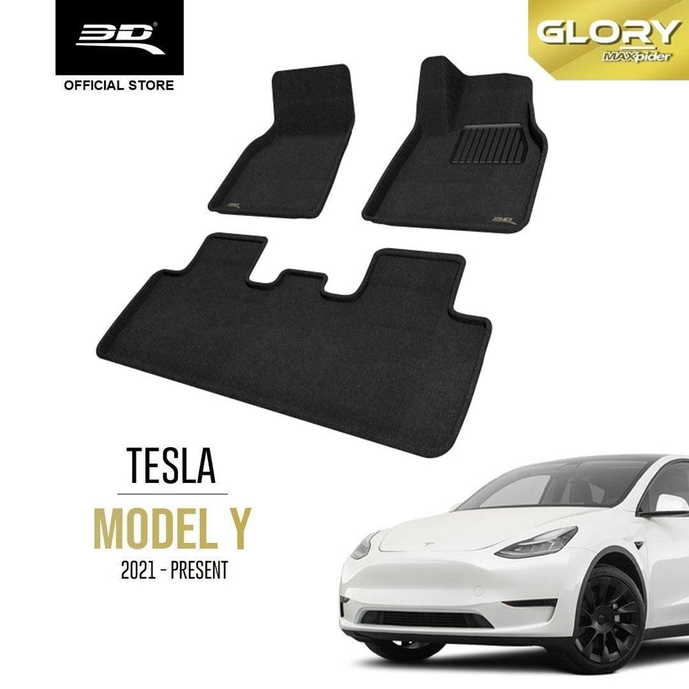 TESLA MODEL Y [2021 - PRESENT] - 3D® GLORY Car Mat - 3D Mats Malaysia Sdn Bhd