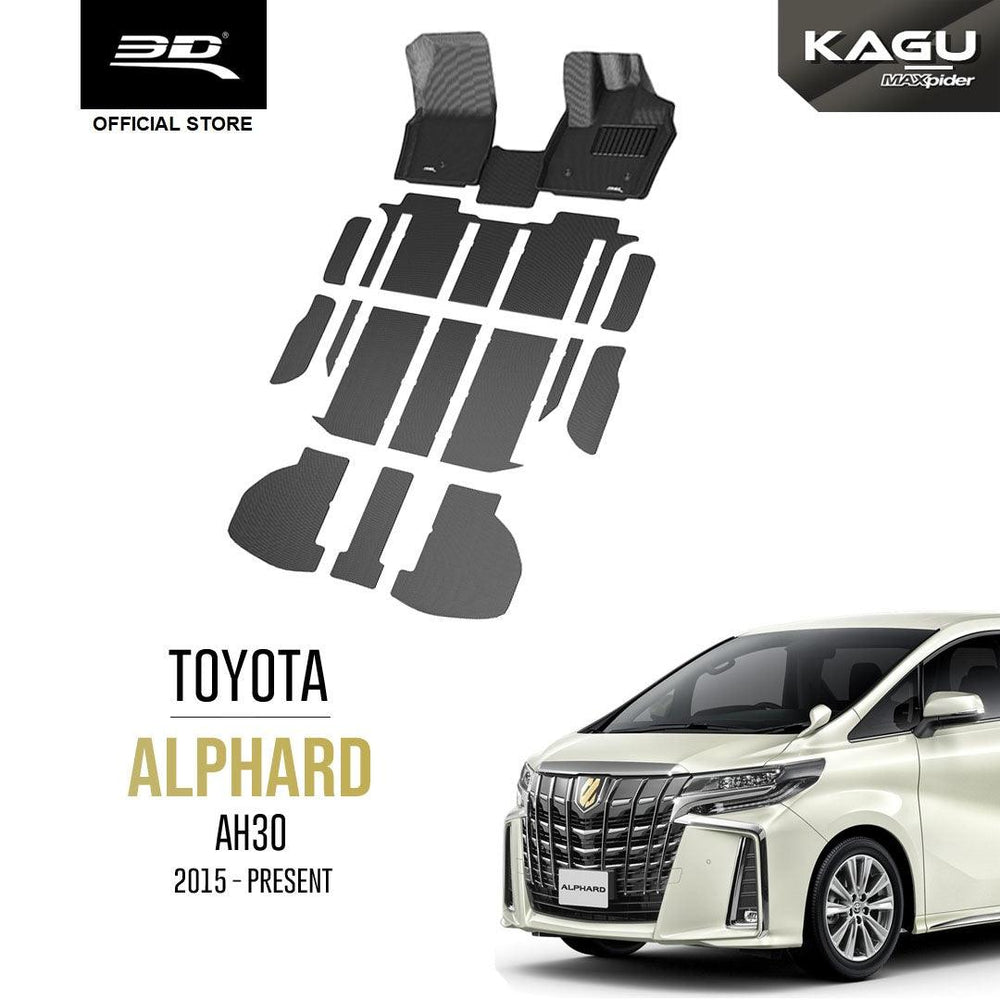 TOYOTA ALPHARD AH30 [2015 - 2023] - 3D® KAGU Car Mat - 3D Mats Malaysia Sdn Bhd