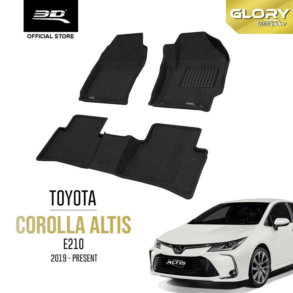 TOYOTA COROLLA ALTIS E210 [2019 - PRESENT] - 3D® GLORY Car Mat - 3D Mats Malaysia Sdn Bhd