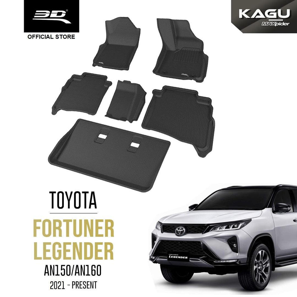 TOYOTA FORTUNER LEGENDER [2021 - PRESENT] - 3D® KAGU Car Mat - 3D Mats Malaysia Sdn Bhd