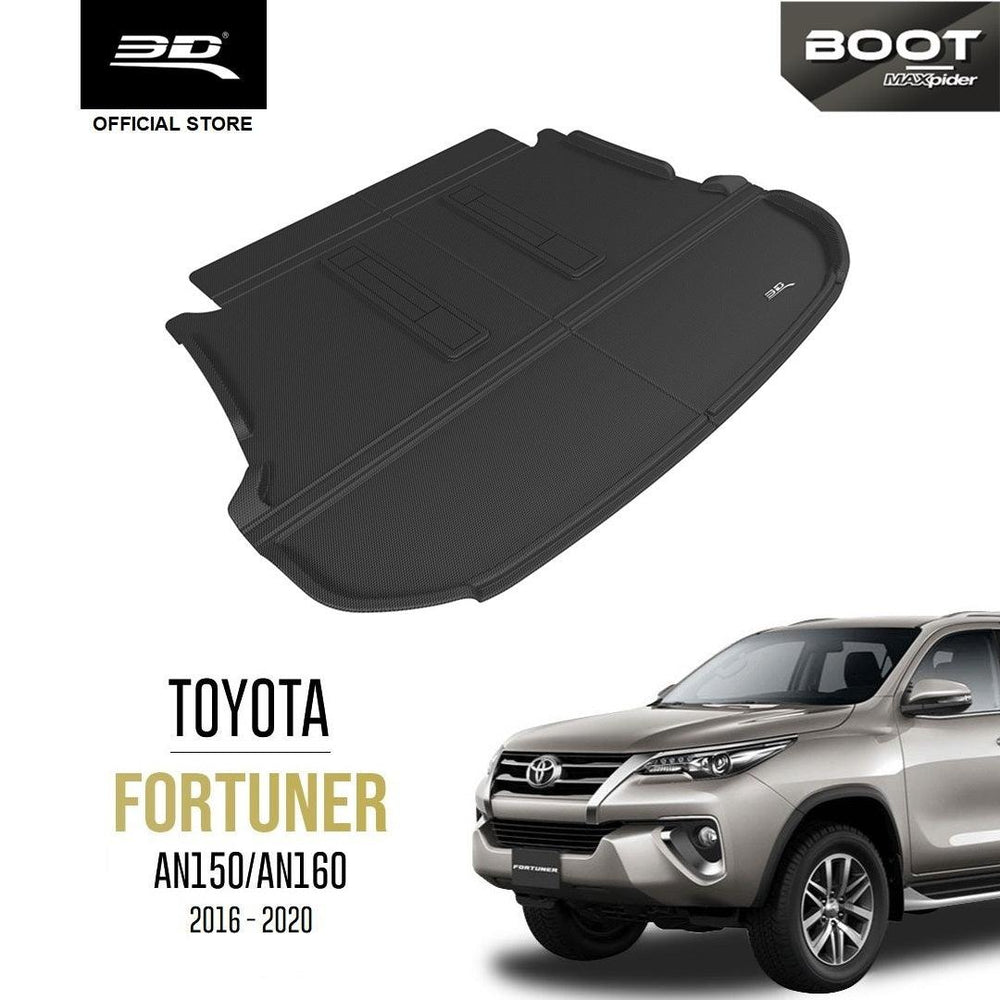 TOYOTA FORTUNER [2016 - 2020] - 3D® Boot Liner - 3D Mats Malaysia Sdn Bhd