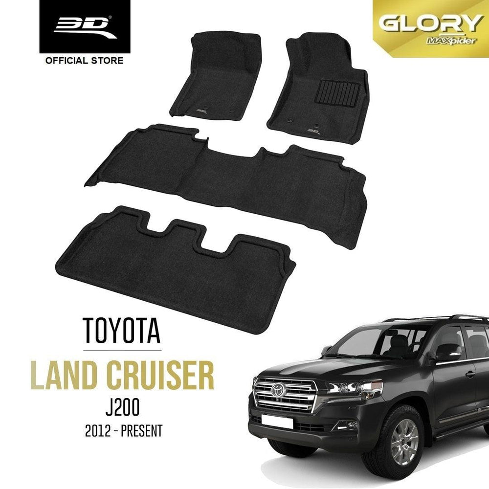 TOYOTA LAND CRUISER J200 [2012 - 2021] - 3D® GLORY Car Mat