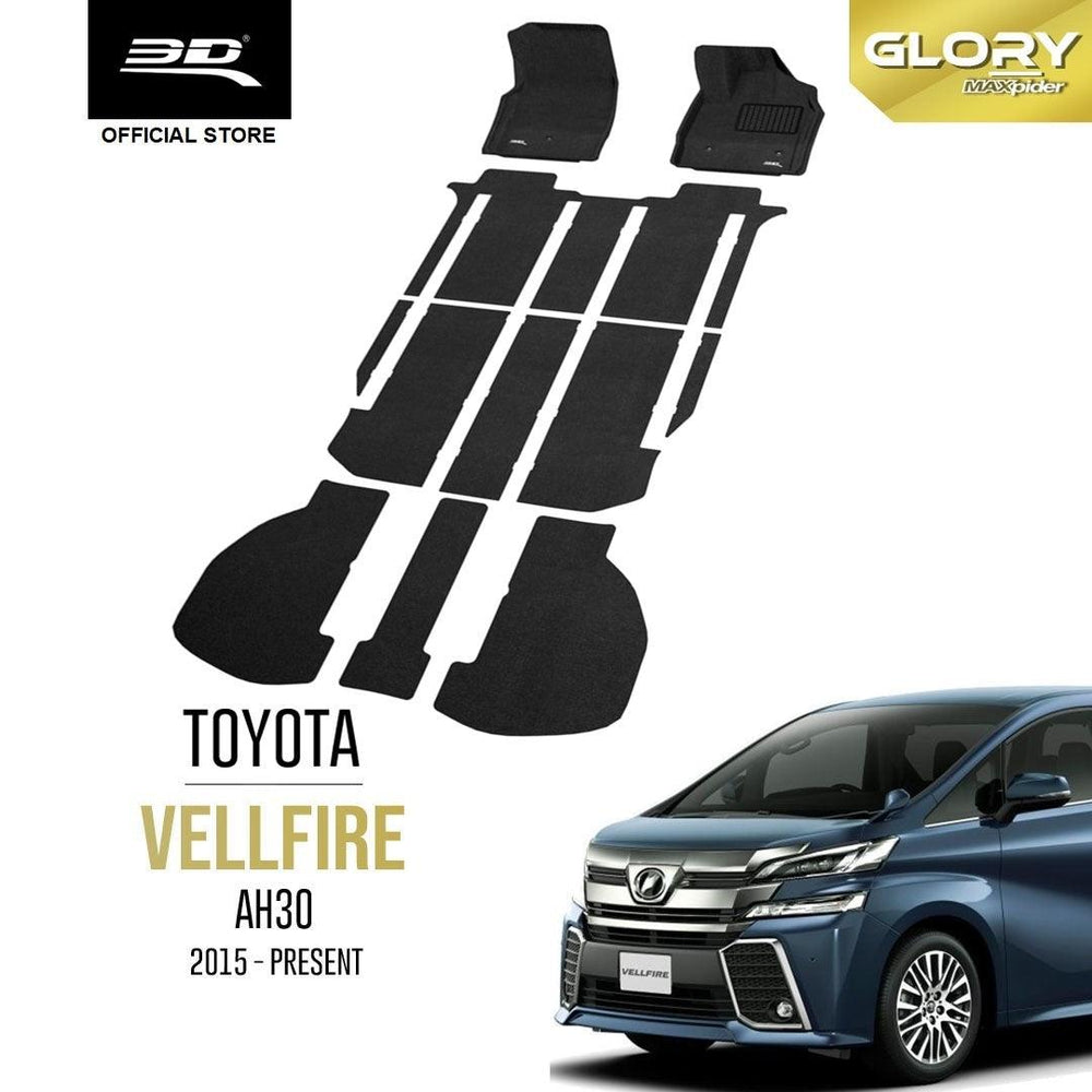 TOYOTA VELLFIRE AH30 [2015 - 2023] - 3D® GLORY Car Mat - 3D Mats Malaysia Sdn Bhd