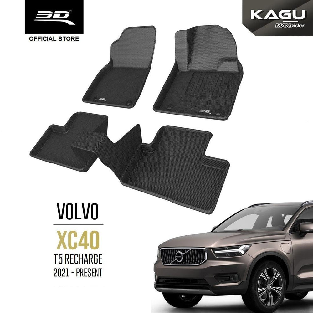 VOLVO XC40 T5 RECHARGE [2021 - PRESENT] - 3D® KAGU Car Mat - 3D Mats Malaysia Sdn Bhd