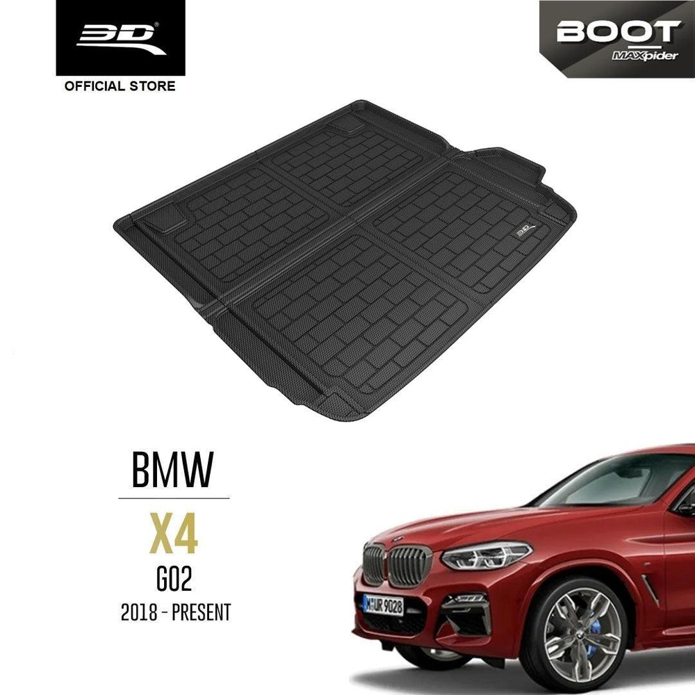 BMW X4 G02 [2018 - PRESENT] - 3D® Boot Liner - 3D Mats Malaysia Sdn Bhd