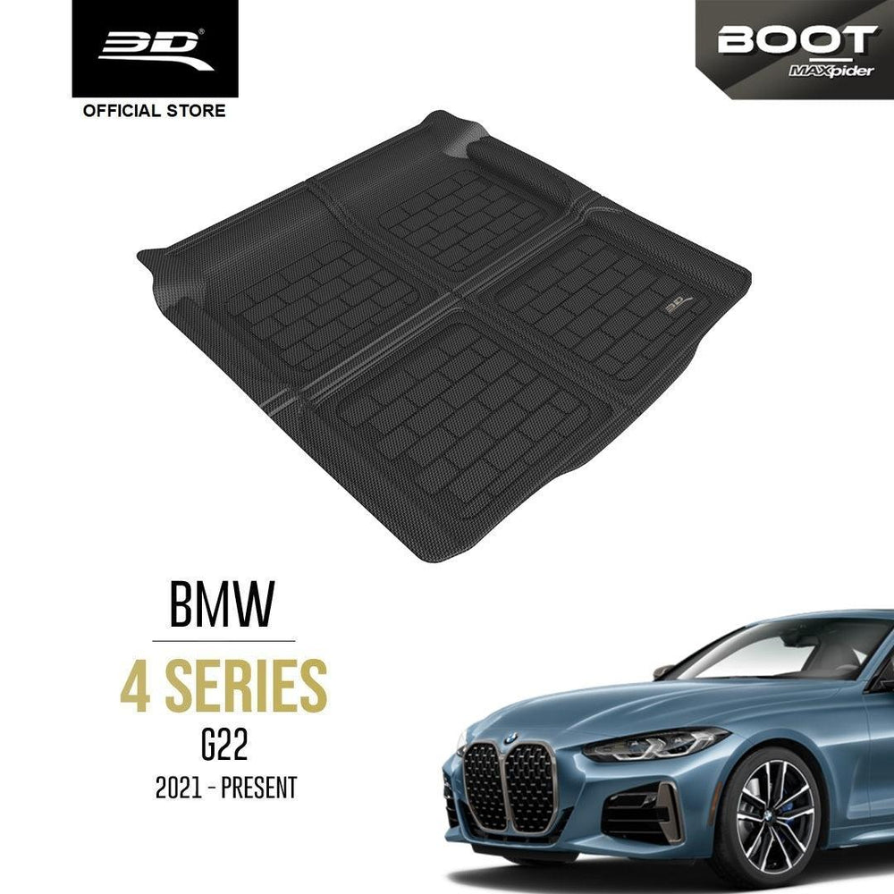 BMW 4 SERIES G22 [2021 - PRESENT] - 3D® Boot Liner - 3D Mats Malaysia Sdn Bhd