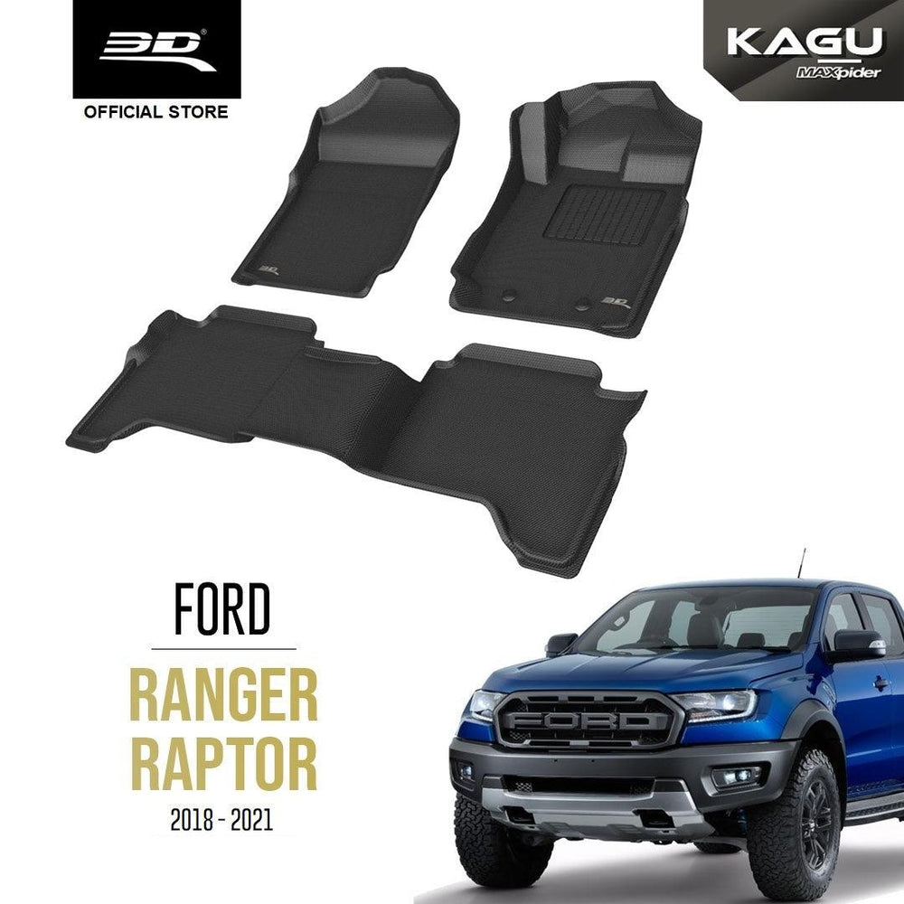 FORD RANGER RAPTOR [2018 - 2021] - 3D® KAGU Car Mat - 3D Mats Malaysia Sdn Bhd
