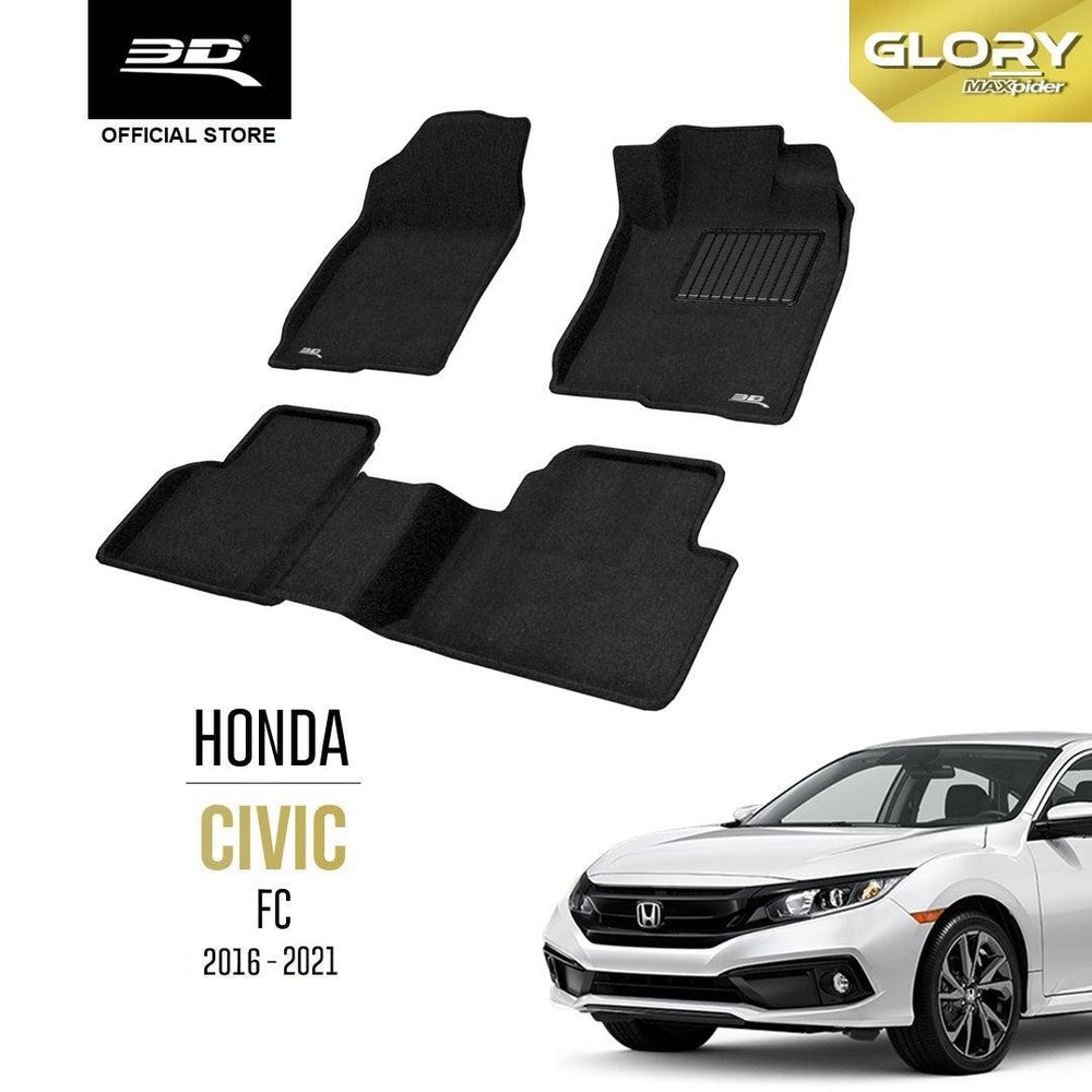 HONDA CIVIC FC [2016 - 2021] - 3D® GLORY Car Mat - 3D Mats Malaysia Sdn Bhd