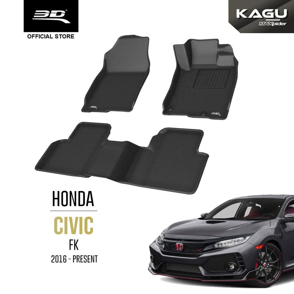 HONDA CIVIC FK7 / FK8 [2016 - 2022] - 3D® KAGU Car Mat - 3D Mats Malaysia Sdn Bhd