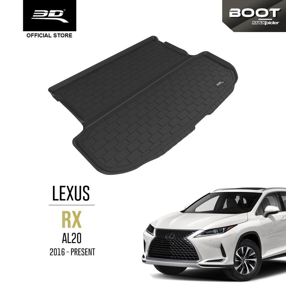 LEXUS RX [2016 - 2022] - 3D® Boot Liner - 3D Mats Malaysia Sdn Bhd