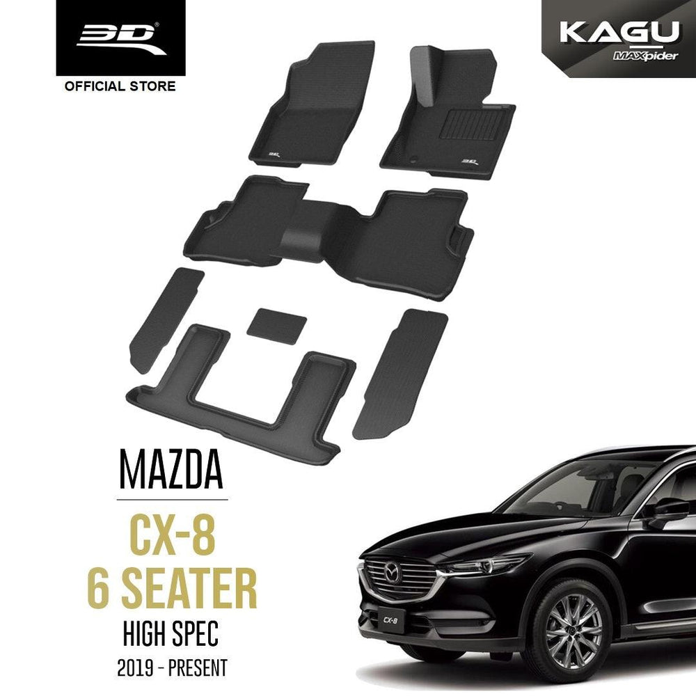 MAZDA CX8 (6 SEATER) Facelift HIGH SPEC [2022 - PRESENT] - 3D® KAGU Car Mat