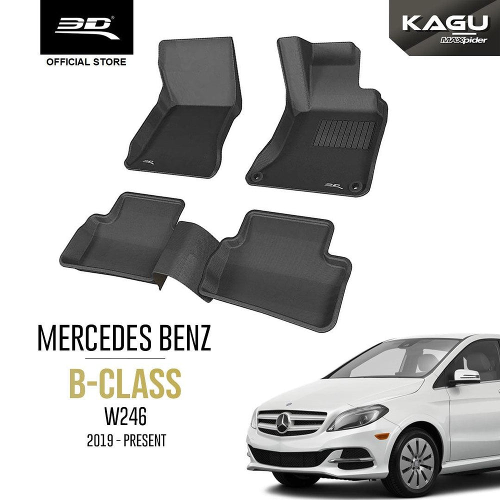 MERCEDES BENZ B CLASS W246 [2012 - 2018] - 3D® KAGU Car Mat - 3D Mats Malaysia Sdn Bhd