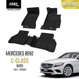 MERCEDES BENZ C CLASS W205 [2015 - 2021] - 3D® GLORY Car Mat - 3D Mats Malaysia Sdn Bhd