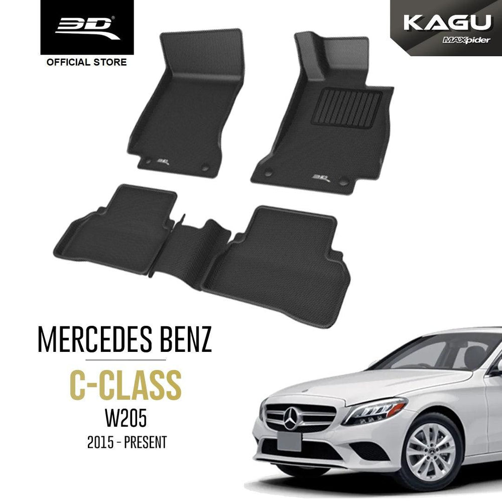 MERCEDES BENZ C CLASS W205 [2015 - 2021] - 3D® KAGU Car Mat - 3D Mats Malaysia Sdn Bhd