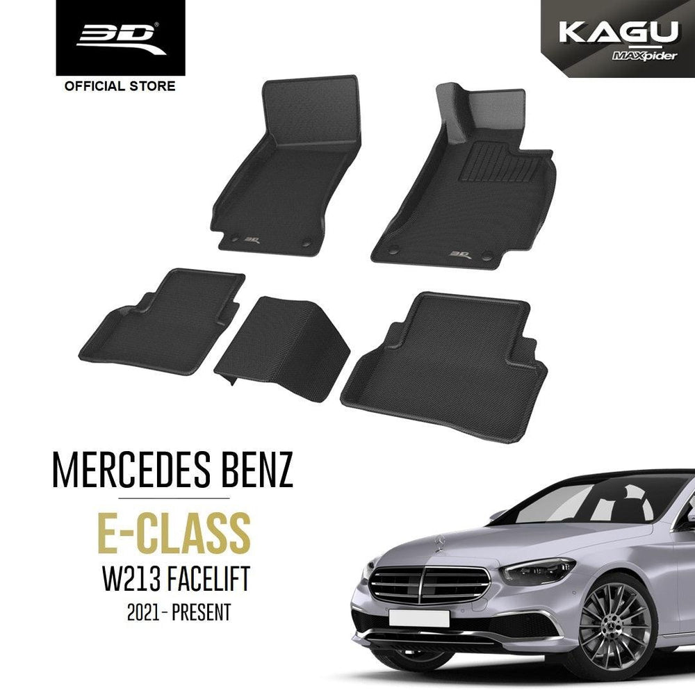 MERCEDES BENZ E CLASS W213 FACELIFT [2021 - PRESENT] - 3D® KAGU Car Mat - 3D Mats Malaysia Sdn Bhd