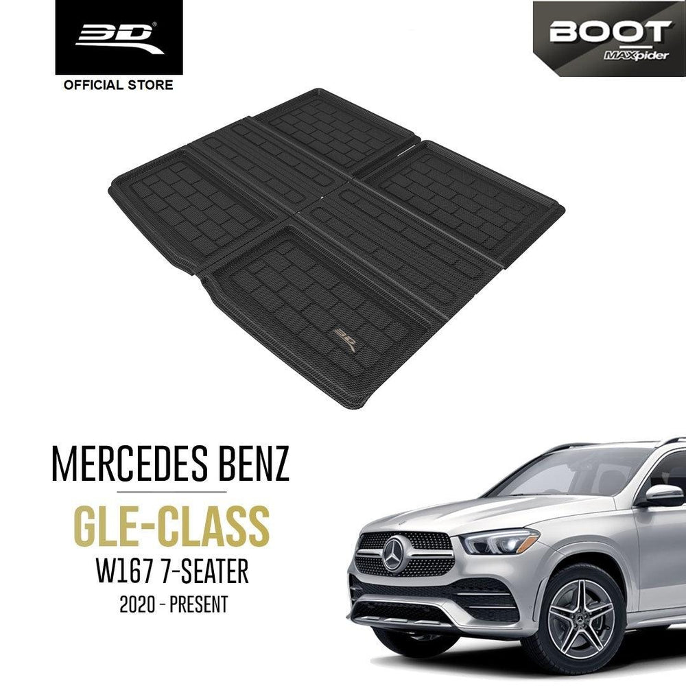 MERCEDES BENZ GLE W167 7-Seater [2020 - PRESENT] - 3D® Boot Liner - 3D Mats Malaysia Sdn Bhd