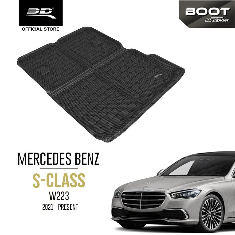 MERCEDES BENZ S CLASS W223 [2021 - PRESENT] - 3D® Boot Liner - 3D Mats Malaysia Sdn Bhd
