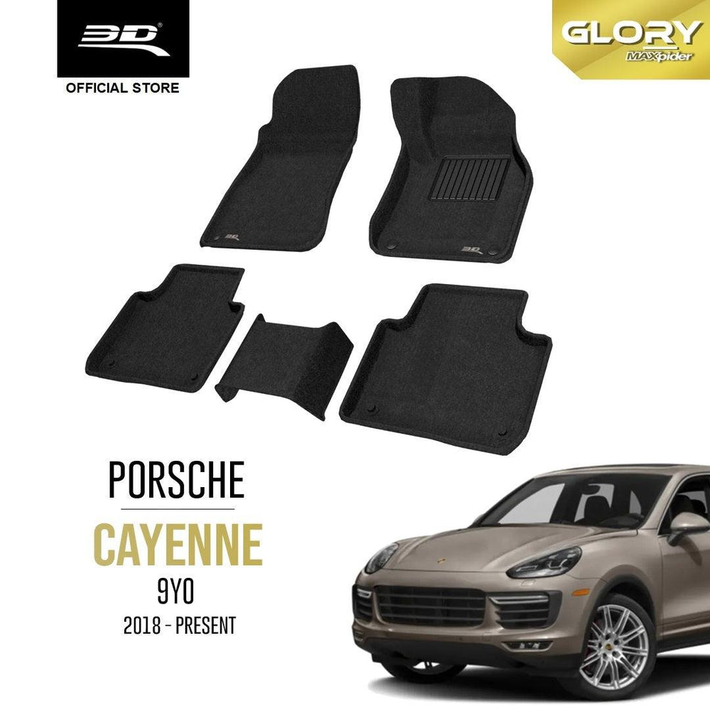 PORSCHE CAYENNE 9Y0 [2018 - PRESENT] - 3D® GLORY Car Mat