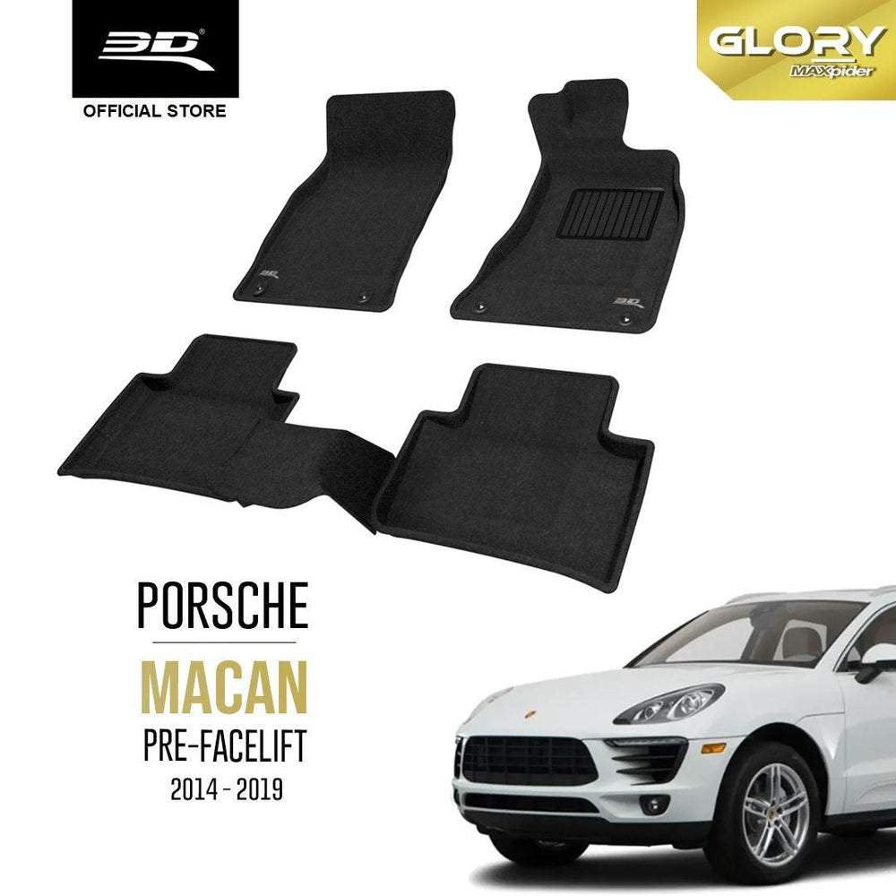 PORSCHE MACAN Pre-Facelift [2014 - 2019] - 3D® GLORY Car Mat