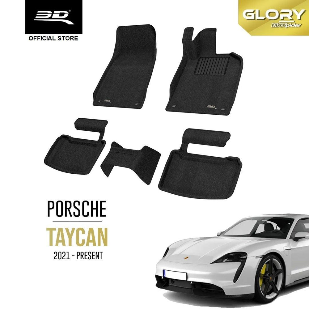 PORSCHE TAYCAN [2020 - PRESENT] - 3D® GLORY Car Mat - 3D Mats Malaysia Sdn Bhd