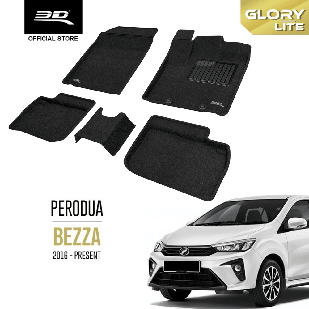 PERODUA BEZZA [2016 - PRESENT] - 3D® GLORY Car Mat - 3D Mats Malaysia Sdn Bhd