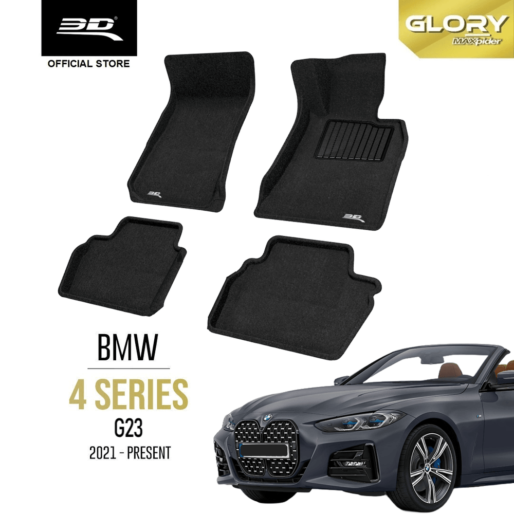 BMW 4 SERIES CONVERTIBLE G23 [2021 - PRESENT] - 3D® GLORY Car Mat - 3D Mats Malaysia Sdn Bhd