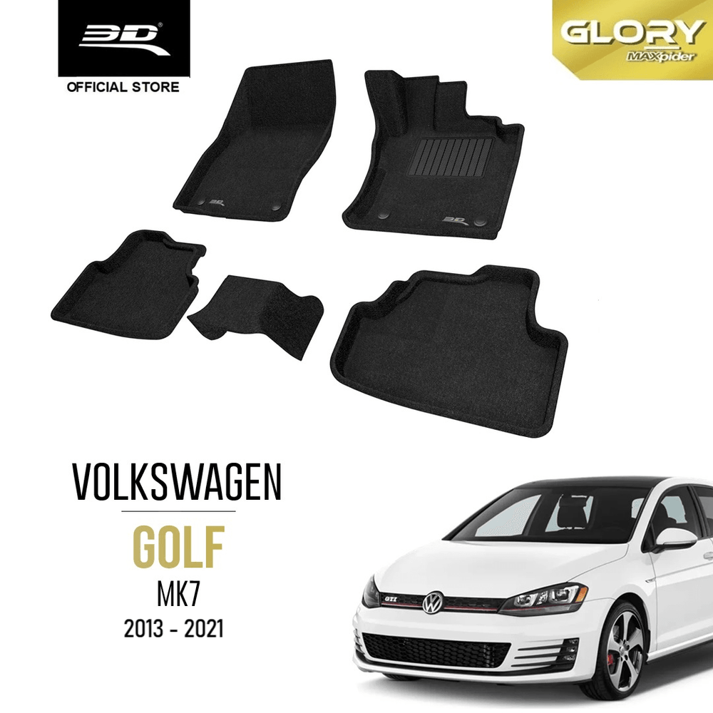 VOLKSWAGEN GOLF MK7 [2013 - 2021] - 3D® GLORY Car Mat - 3D Mats Malaysia Sdn Bhd