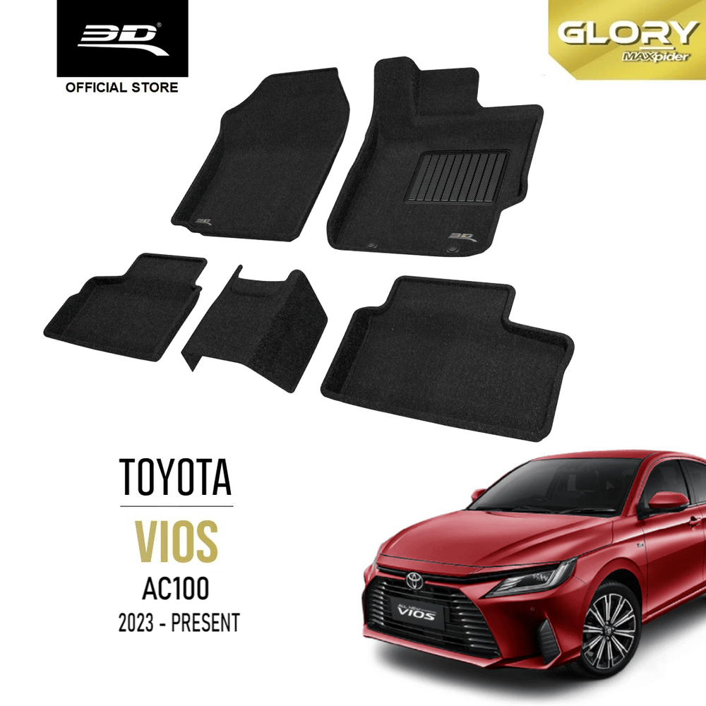 TOYOTA VIOS AC100 [2023 - PRESENT] - 3D® GLORY Car Mat - 3D Mats Malaysia Sdn Bhd