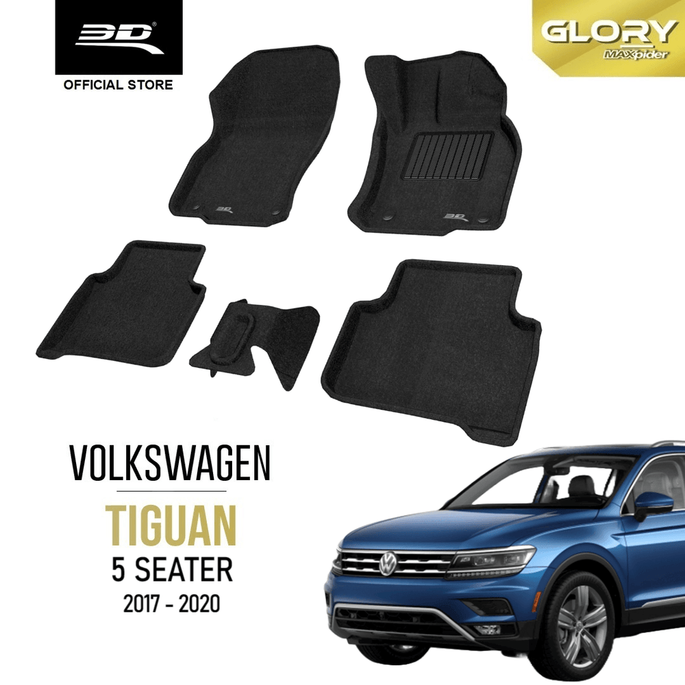 VOLKSWAGEN TIGUAN (5 SEATER) [2017 - 2020] - 3D® GLORY Car Mat