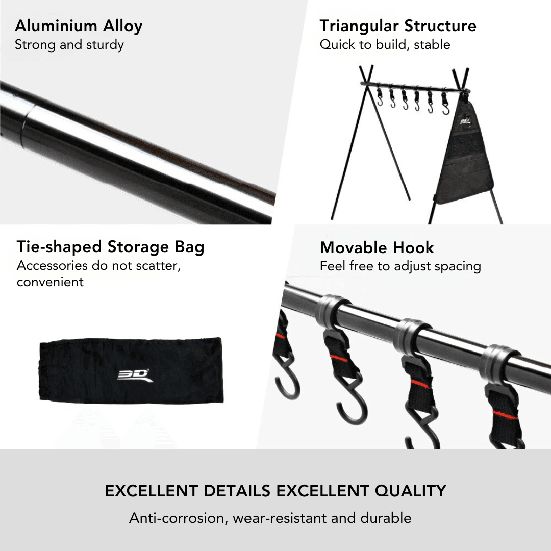 3D ALUMINIUM HANGER RACK