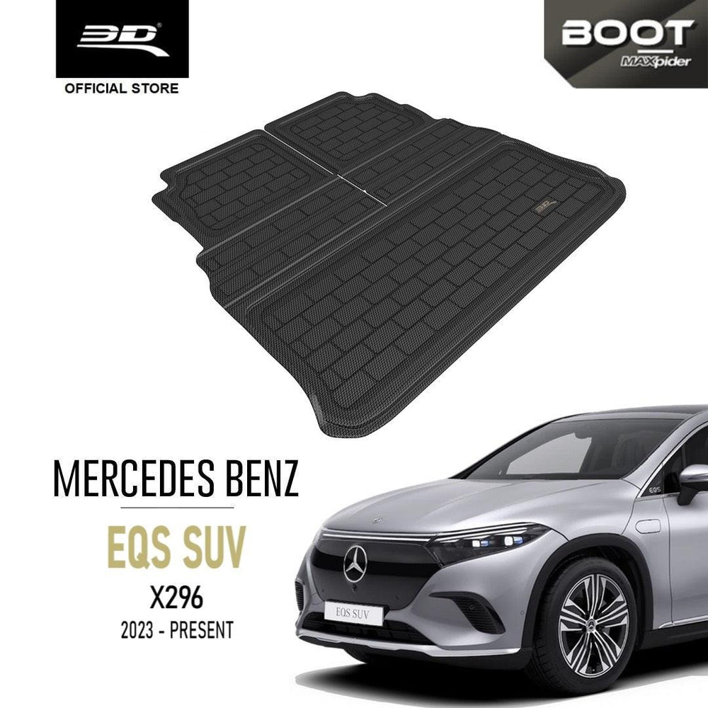 MERCEDES BENZ EQS SUV X296 [2023 - PRESENT] - 3D® Boot Liner - 3D Mats Malaysia Sdn Bhd